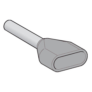 Embout D moyen 0,75mm² grisDIN