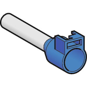 Embout E moyen 50mm² bleu NF