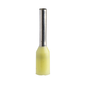 Embout moyen 0,25mm² jaune NF