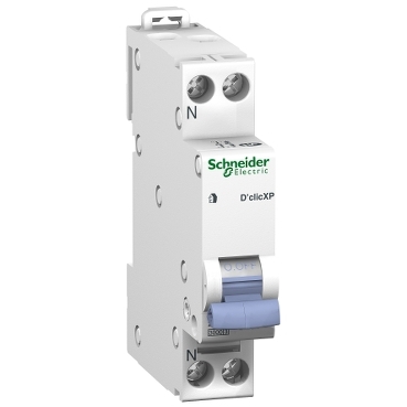DuoLine XP disjoncteur D'clic 1PN 10A C peignabl