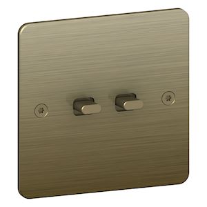 DOUBLE POUSSOIR BRONZE