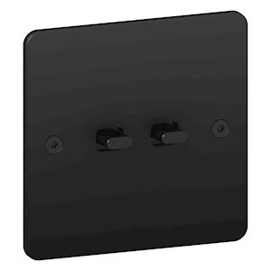 DOUBLE POUSSOIR NOIR