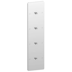 4 POUSSOIRS LEVIER CHROME