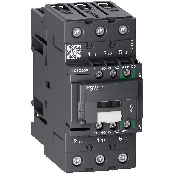 CONT 3P 80A (3 NO) BOB 24V cc