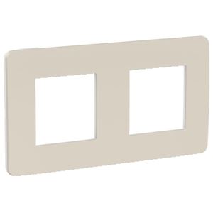 Plaque finition Gris pi/Bla 2P