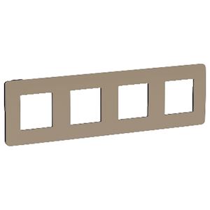 Plaque finition Taupe/Bl A 4P
