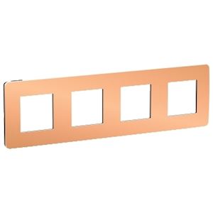 Plaque finition Cuivre/Bl A 4P