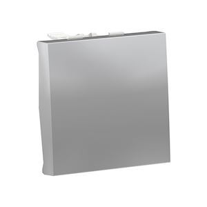 Bouton-p NO/NF 10A rap 2m Alu