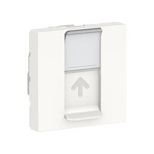 Prise RJ45 x1 cat6FTP 2m Blanc