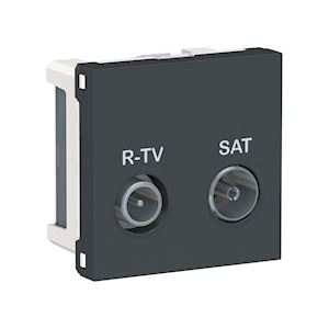 Prise R-TV + SAT ind 2m Anth