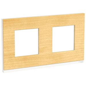 Plaque finition Bois no/Bla 2P