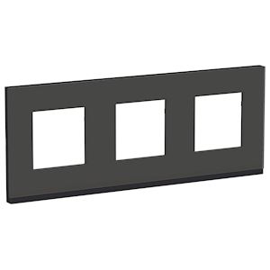 Plaque finition Givre noir 3P