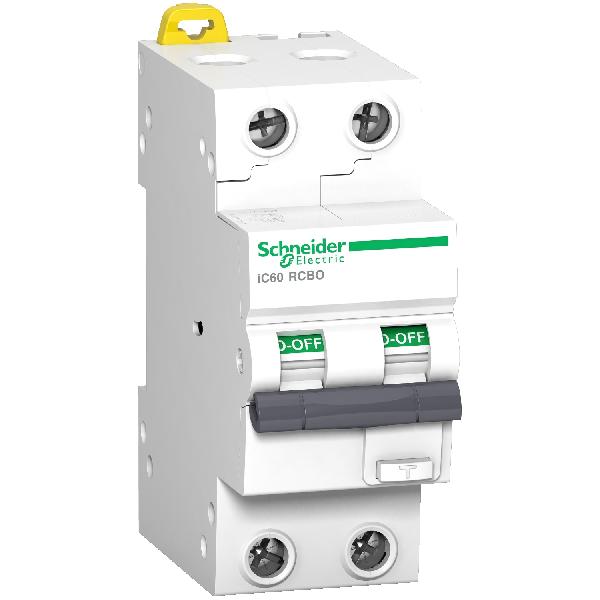 DISJ DIF iC60 - 2P - 13 A - B - 10000A/15kA - 30mA - A
