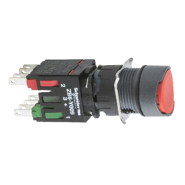 BOUTON POUSS ROUGE DIAM