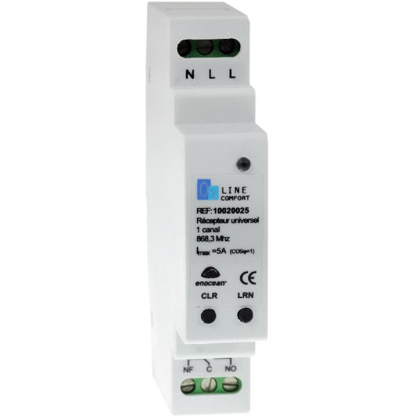 EBE - EnOcean 868 MHz - relais DIN 1 canal