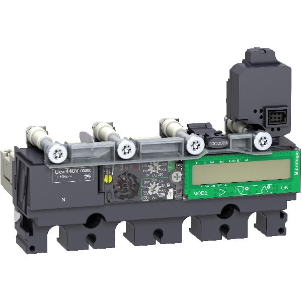 Déclencheur MIC. 7.2 E AL pour Disjoncteur ComPact NSX250, électronique, calibre 250A, 4 pôles 4d