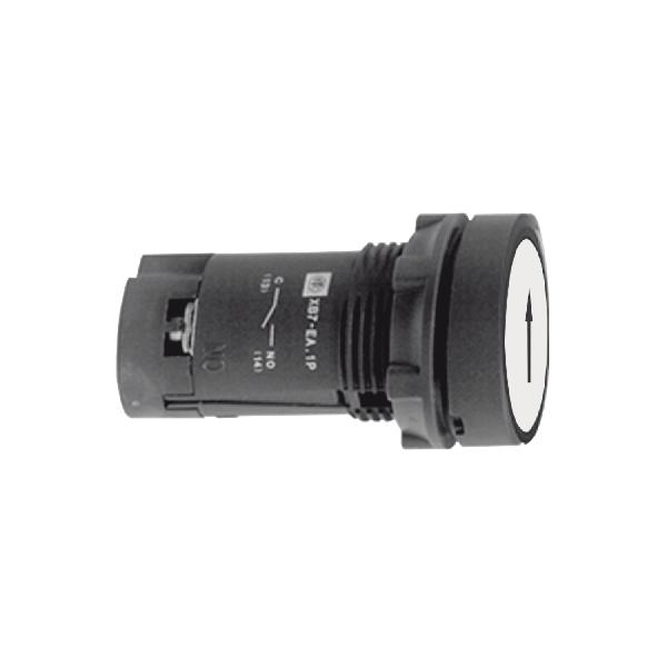 Harmony bouton-poussoir encastré blanc Ø22 mm - ressort de rappel - 1 NO