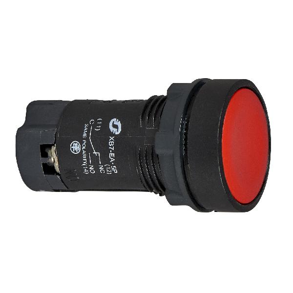 Harmony bouton-poussoir rouge Ø22 - à impulsion - 1O