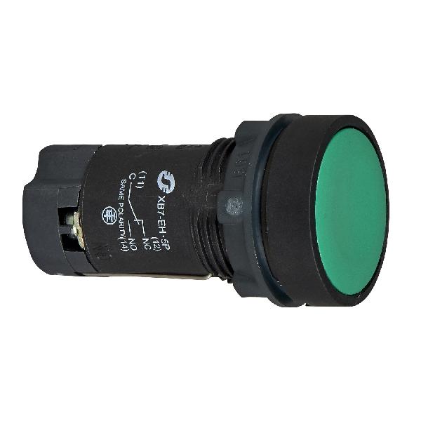 Harmony bouton-poussoir vert Ø22 - pousser-pousser - 1OF