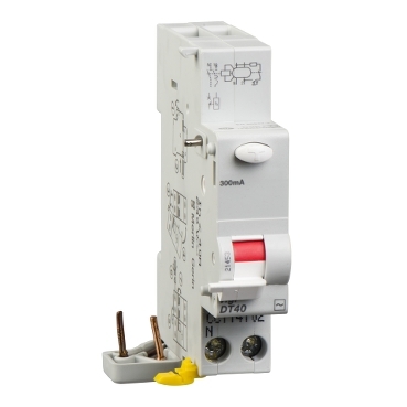 BLOC DIF DT40 1PN 40A 300mA AC