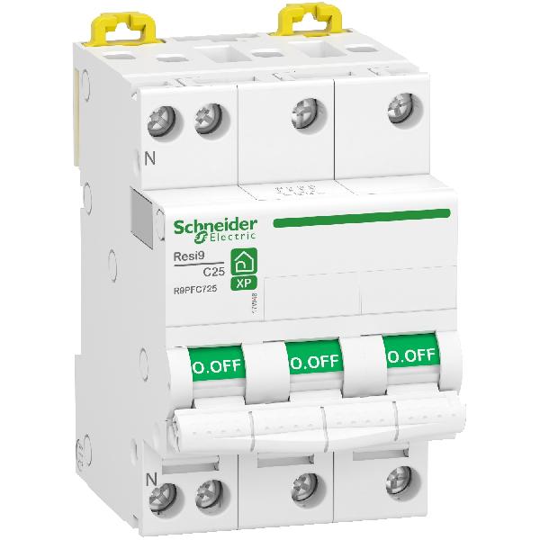 Disjoncteur XP 3PN 25A C