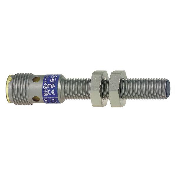 DETECTEUR INDUCTIF CYLINDRIQ M8 12 24V DC NPN NC 3FILS NOYABLE CONNECTEUR M12