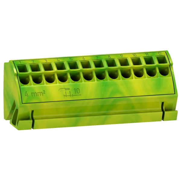 4 BLOCS TERRE 12X4MM2