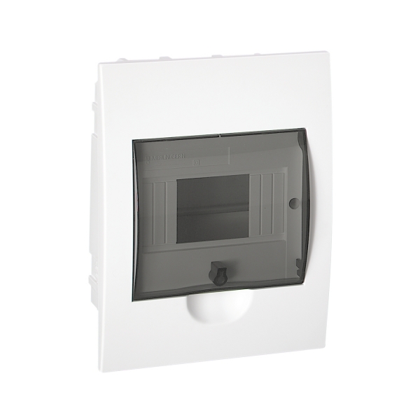 Pragma - mini coffret encastré - IP40 - 1x6 modules - porte transparente