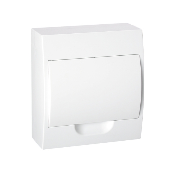 Mini Pragma surface enclosure - IP 40 - 1 x 8 modules - opaque door