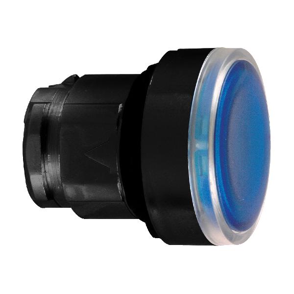 tête bouton poussoir LUMIN - Ø 22 - bleu