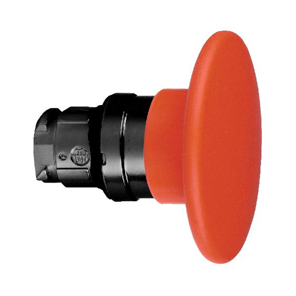 tête bouton poussoir diam 60 mm diam 22 rouge