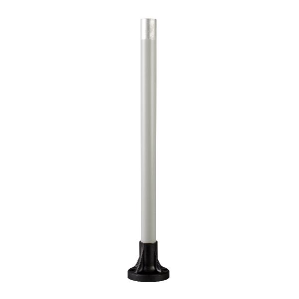 TUBE ALU 400 MM PIED PLAS
