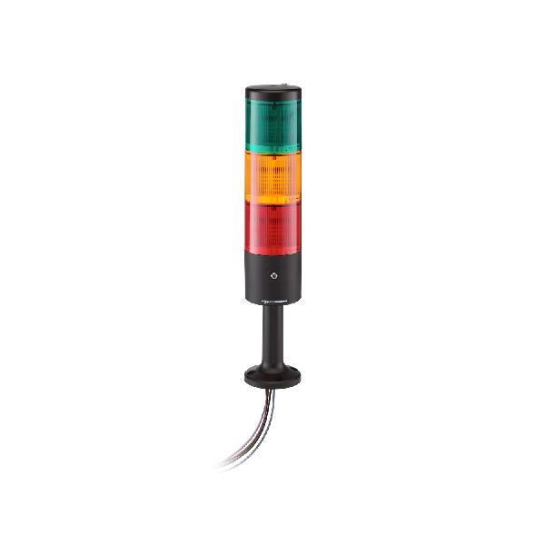 COLONNE 3 ETAGES VERT ET ORANGE ET ROUGE POUR LAMPE INCANDESC 24V