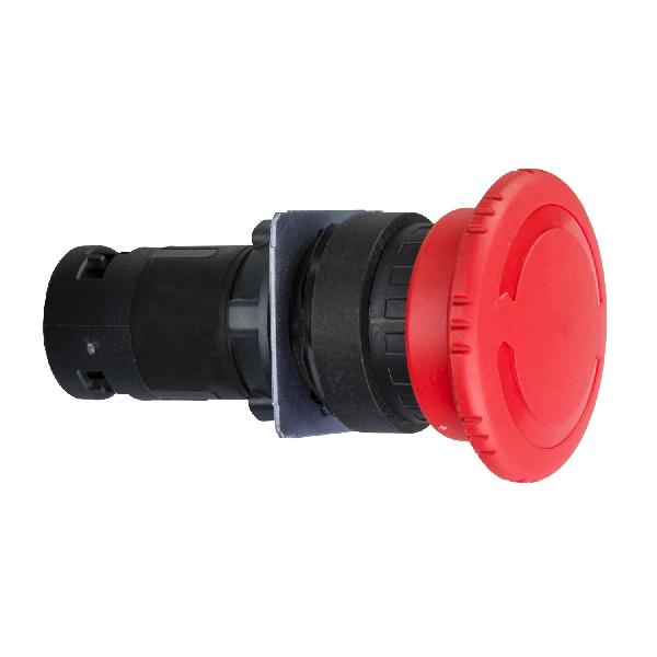 Arrêt d urgence rouge diam 22 coupdepoing diam 40 tourner pour déverrouiller