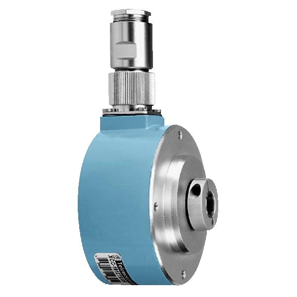 codeur absolu monotour 90 mm axe traversant 12 mm 1024 points type KG