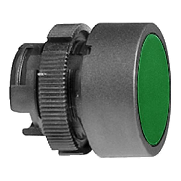 tête bouton poussoir diam 22 vert