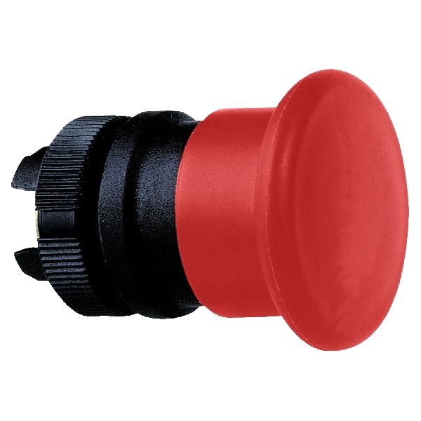 tête bouton poussoir diam 40 mm diam 22 rouge