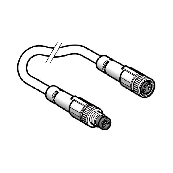 RALLONGE PUR-M8 M8-4D-1M