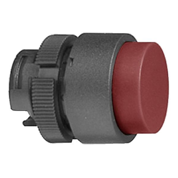 tête bouton poussoir diam 22 rouge