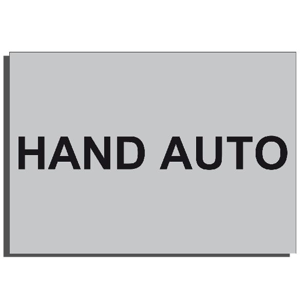 ETIQUETTE 19X27 MARQUEES HAND AUTO POUR BOITES XALG ET XAMXXXXD