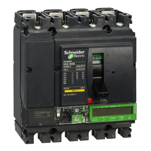 DISJ DIF NSX160N 4P 50KA MIC 7.2E 100A