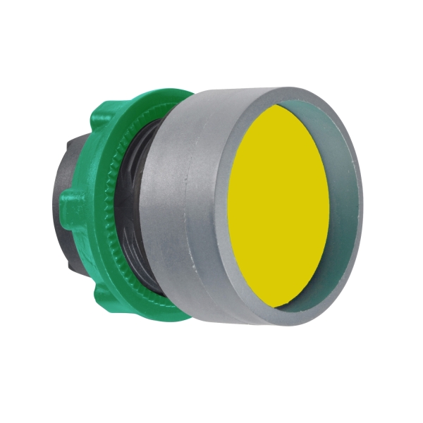 tête bouton poussoir Ø22 jaune