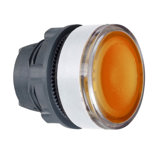 TETE BOUTON POUSSOIR DIAM22 ORANG