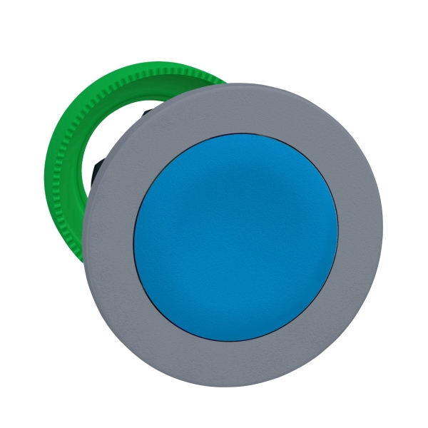 tête BP flush Ø22 encast bleu