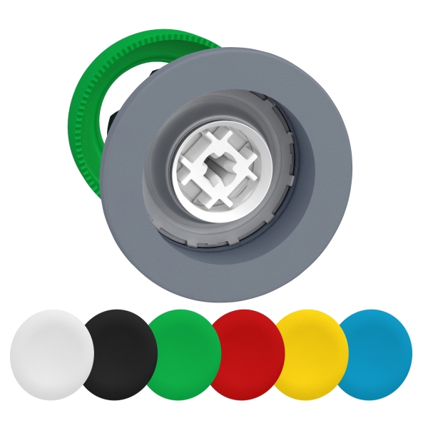 tête BP flush Ø22 6 couleurs