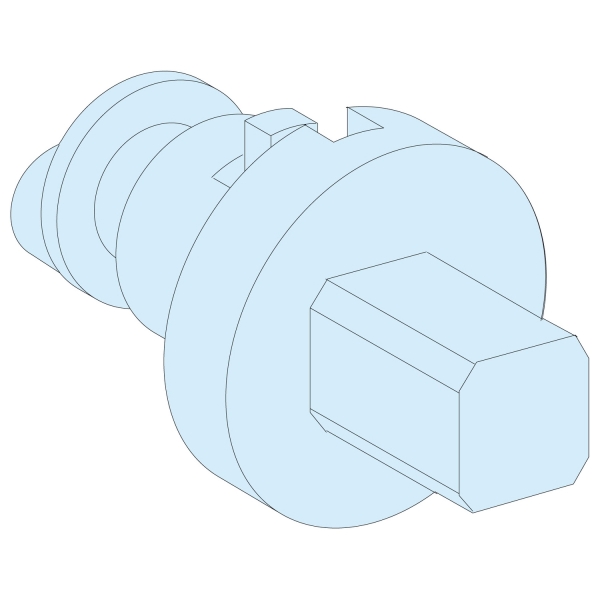 INSERT CARRE MALE 7MM