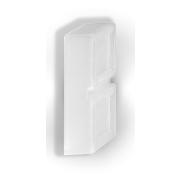 transparent boot for rectangular flush double-headed pushbutton Ø22