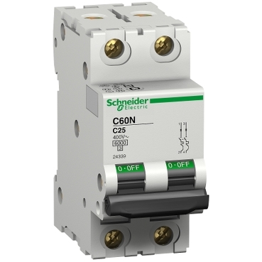 DISJ C60N 2P 3A C 6000A/10KA