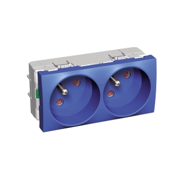 BLOC DBLE 2P AVEC T BLEU