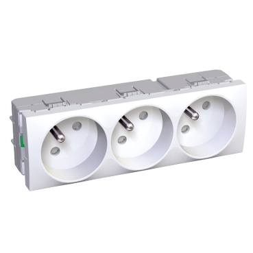 PC bloc triple 2P+T 45°